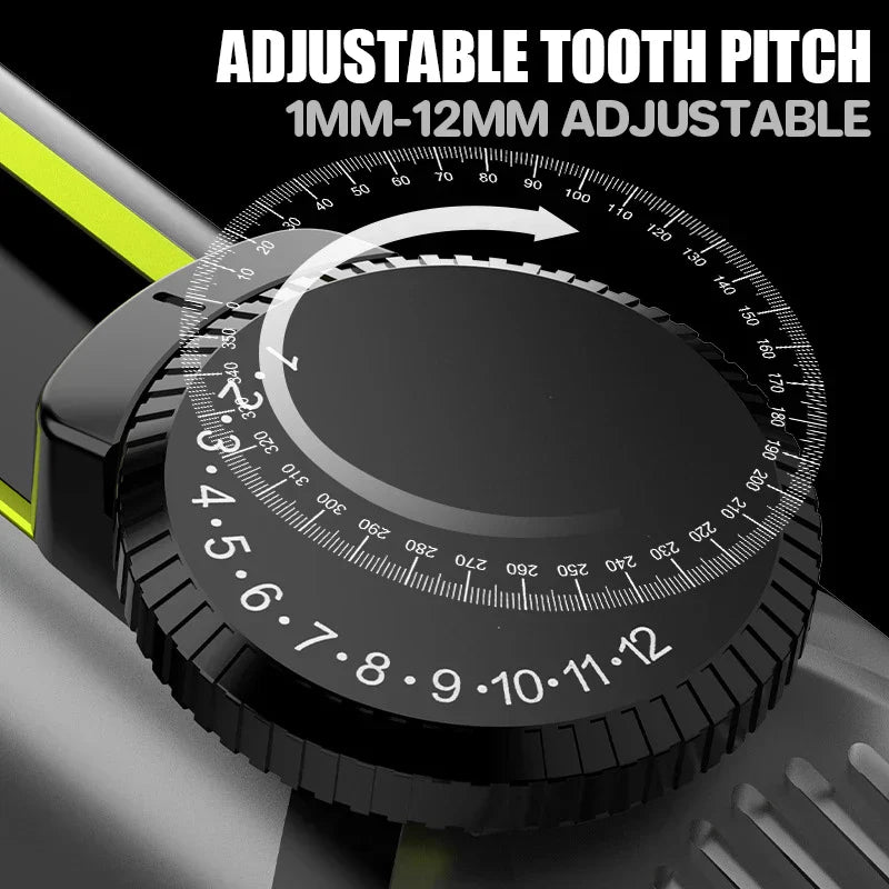 Close-up of HydroTrim 4-in-1 waterproof grooming kit with multiple attachments for hair and beard.