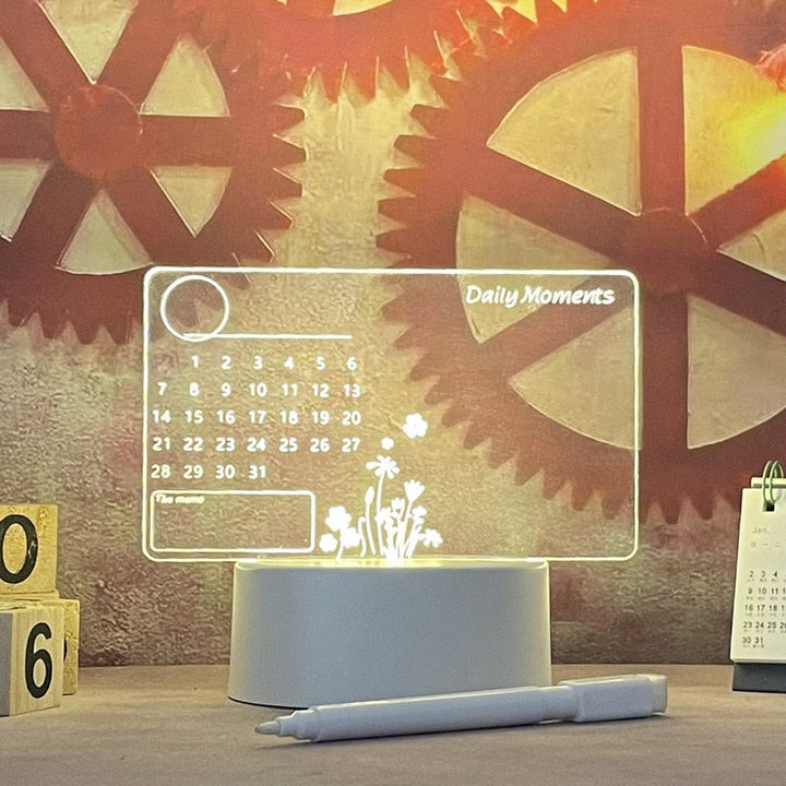 LumoNote notice board with a light-up pen, ideal for creative messages and reminders