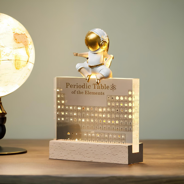 Acrylic Illuminated Periodic Table with Real Elements, a durable and attractive educational tool