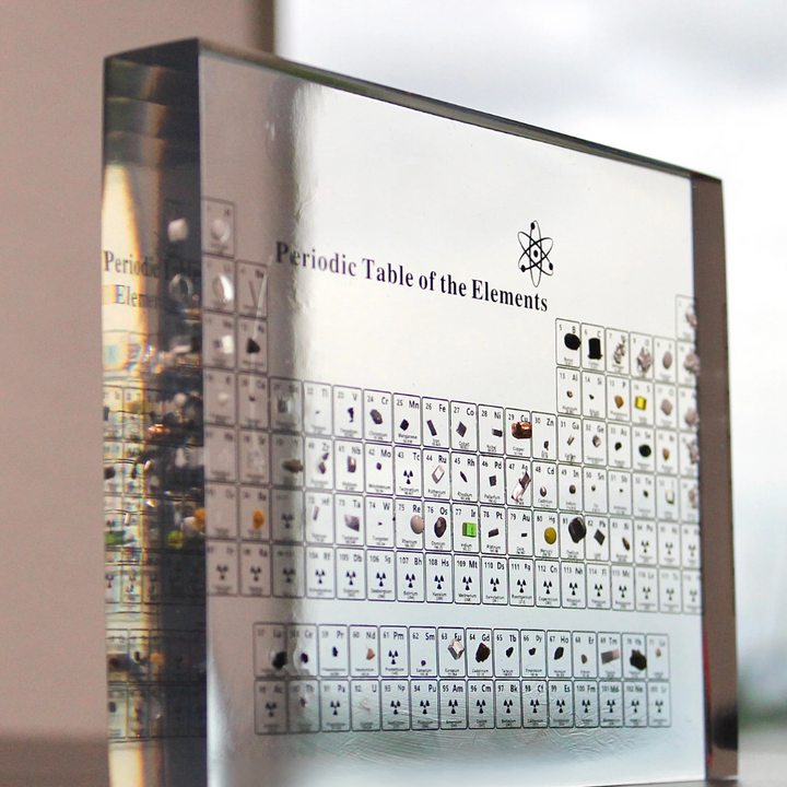 Modern Illuminated Periodic Table featuring authentic elements, ideal for students and teachers
