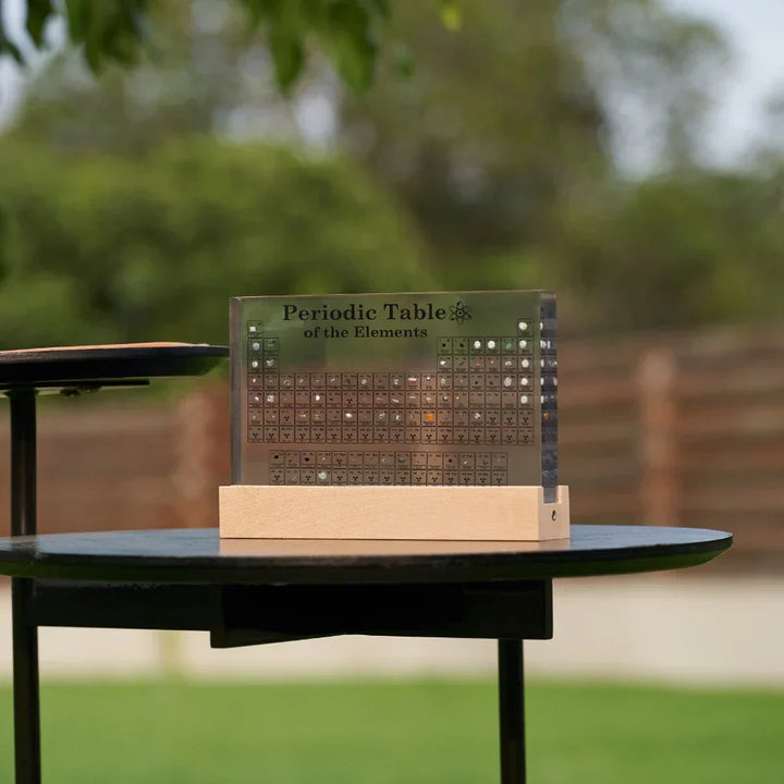 Elementa Illuminated Periodic Table, an engaging way to learn about chemistry and discover real elements