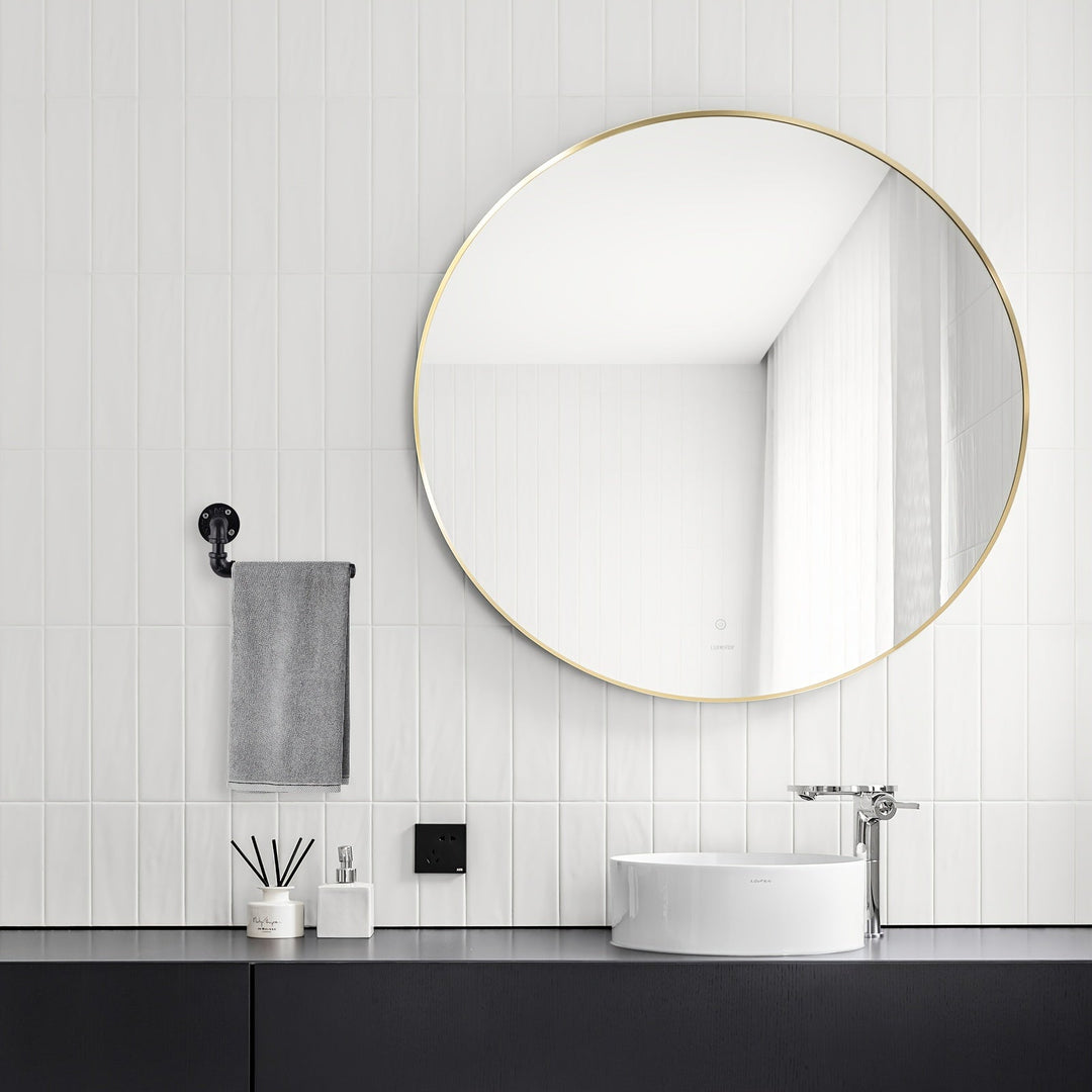 CastForge black lacquered industrial pipe toilet paper holder, unique bathroom accessory decor.