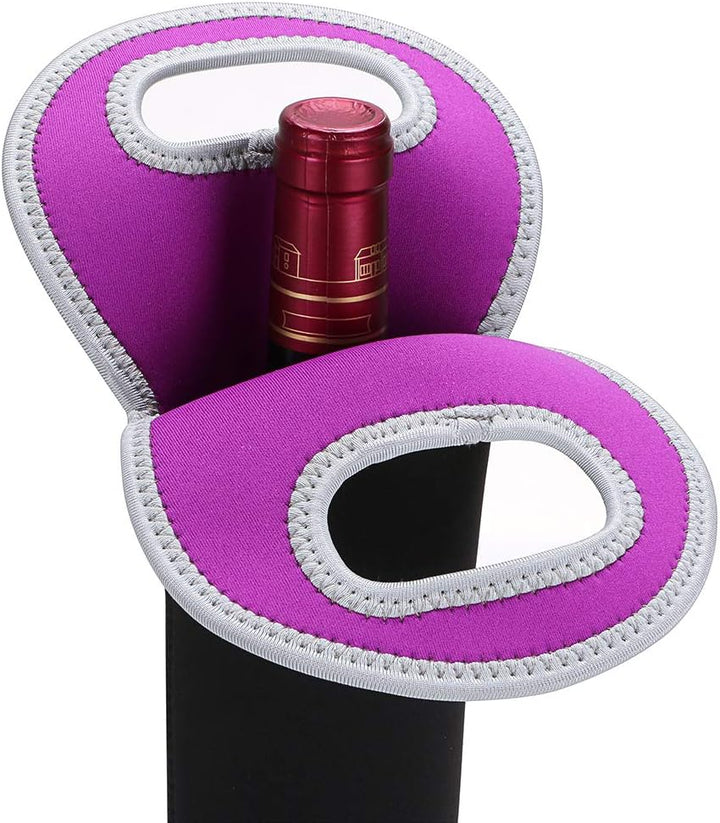 Stylish dual wine bottle picnic accessory, keeps beverages perfectly chilled.