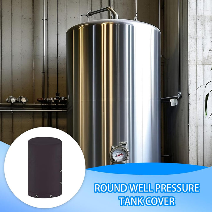 Heavy-duty well pump cover by Frosten, insulated for freeze protection against harsh weather