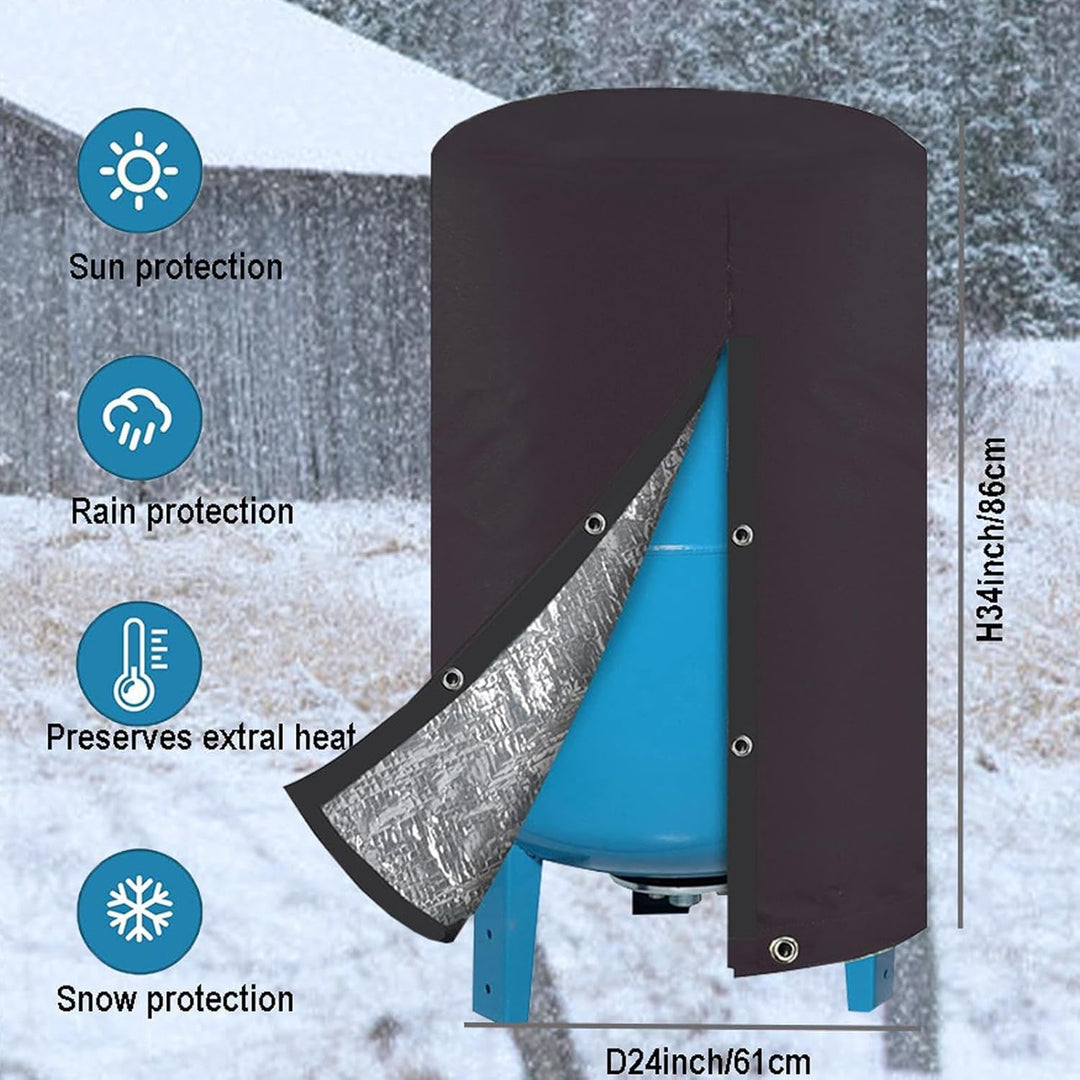 Durable Frosten well pump cover, designed for all-season use, protecting irrigation pumps