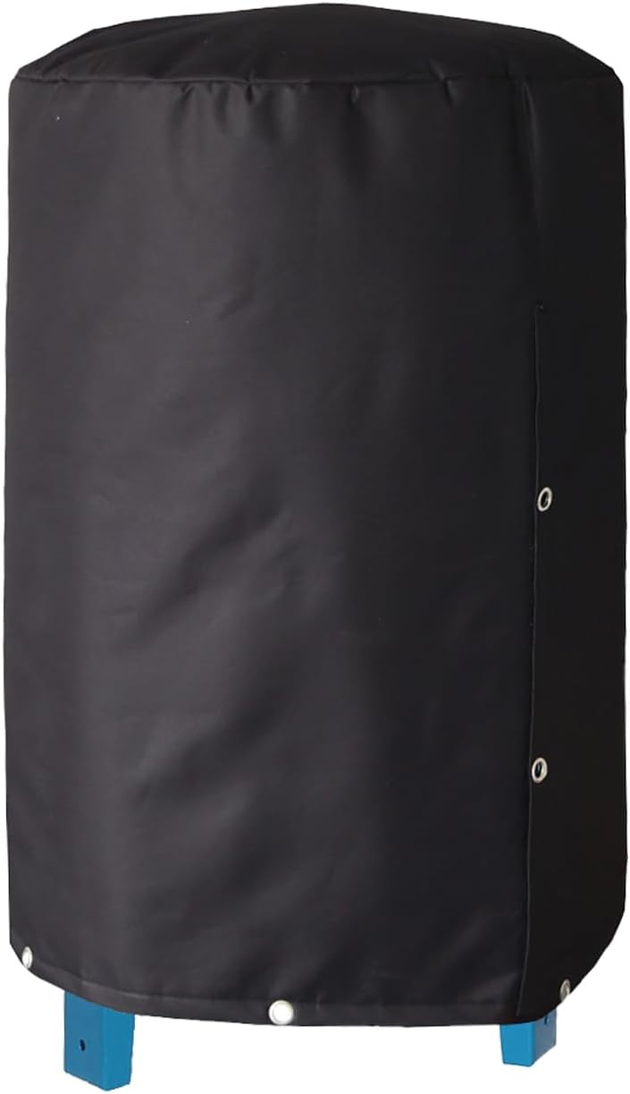 Black Frosten well pump cover, waterproof and insulated for effective outdoor equipment protection