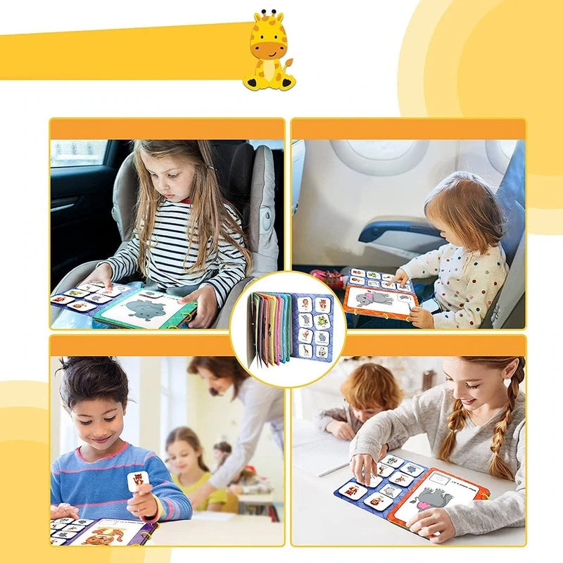 LearnJoy educational busy book helps children develop fine motor skills & problem-solving abilities.