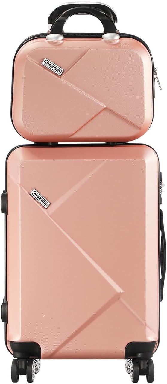 JetTrek carry-on trolley bag from a 2-piece hardshell luggage set, ideal for air travel