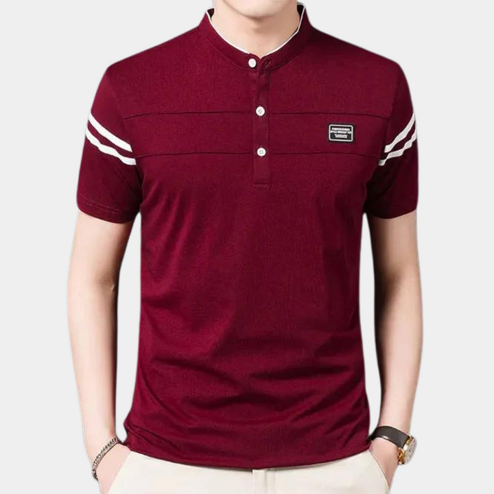 Effortless style men's long sleeve casual shirt, a modern top for comfortable menswear.