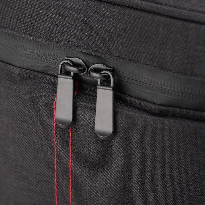 High-quality canvas wine cooler tote, two bottle capacity, designed for optimum insulation and portability.