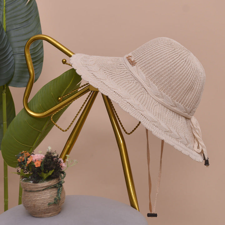 Beige women's lightweight summer hat, a versatile and breathable fashion accessory for the beach