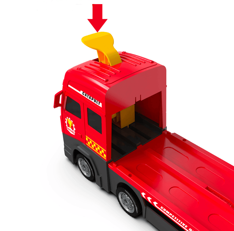 Dynamic BlazeTrack Power Launch Racetrack for kids, featuring thrilling turns and high-speed racing fun.
