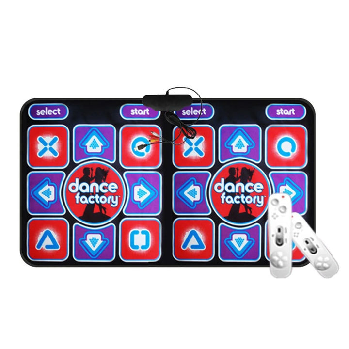 Engaging interactive double dance mat for kids. Perfect music game for active family entertainment and fitness.
