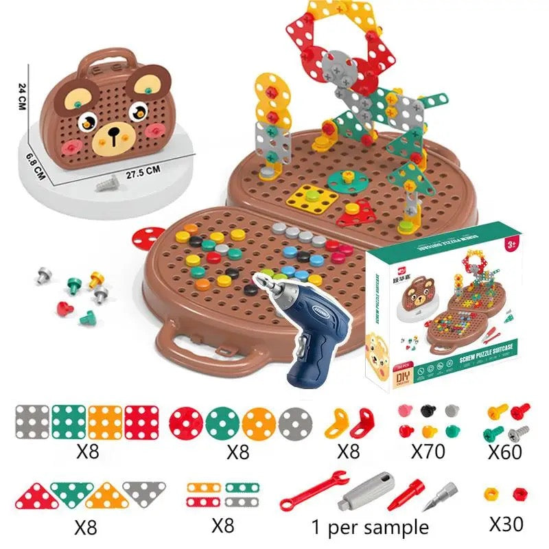 Children's pretend play tool kit for creative construction, a fun gift encouraging hands-on learning.