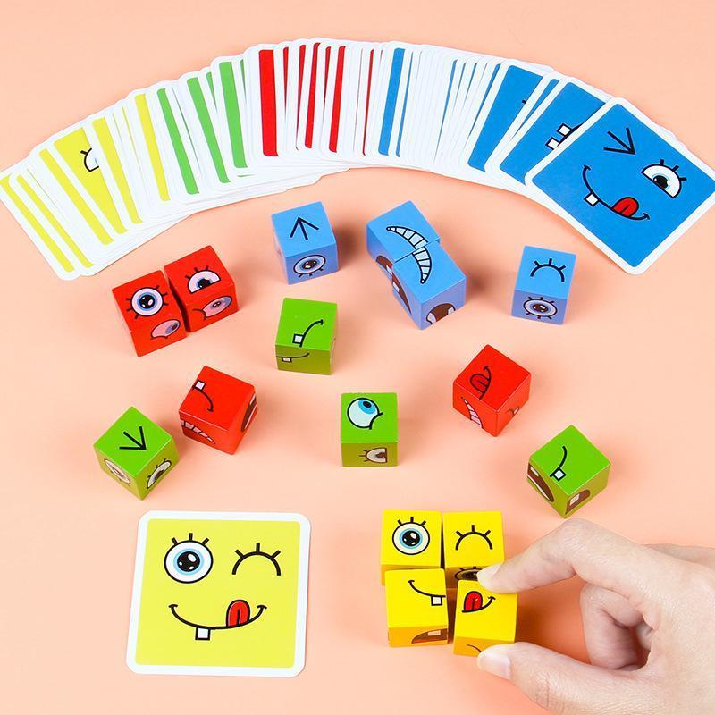 BlockiMix Kids' Wooden Educational Puzzle box, ideal for toddlers 3+, enhancing problem-solving skills.