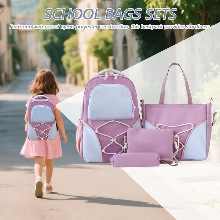 Durable student backpack set from Nivora, suitable for school, travel, and everyday use