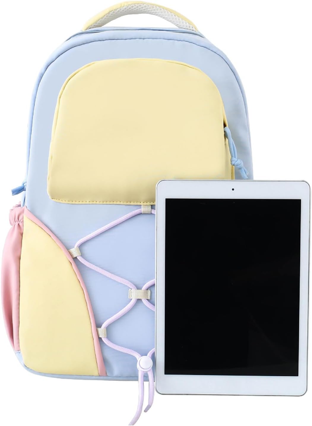School supplies backpack set for students, includes large bag, pencil case, and messenger bag