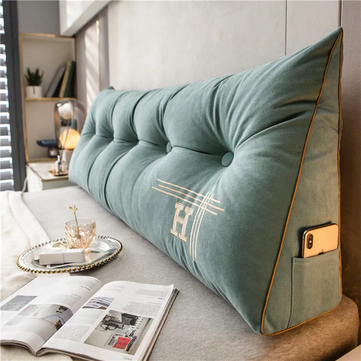 Large comfort support pillow for relaxation and cozy home decor, ideal for bed or lounge use