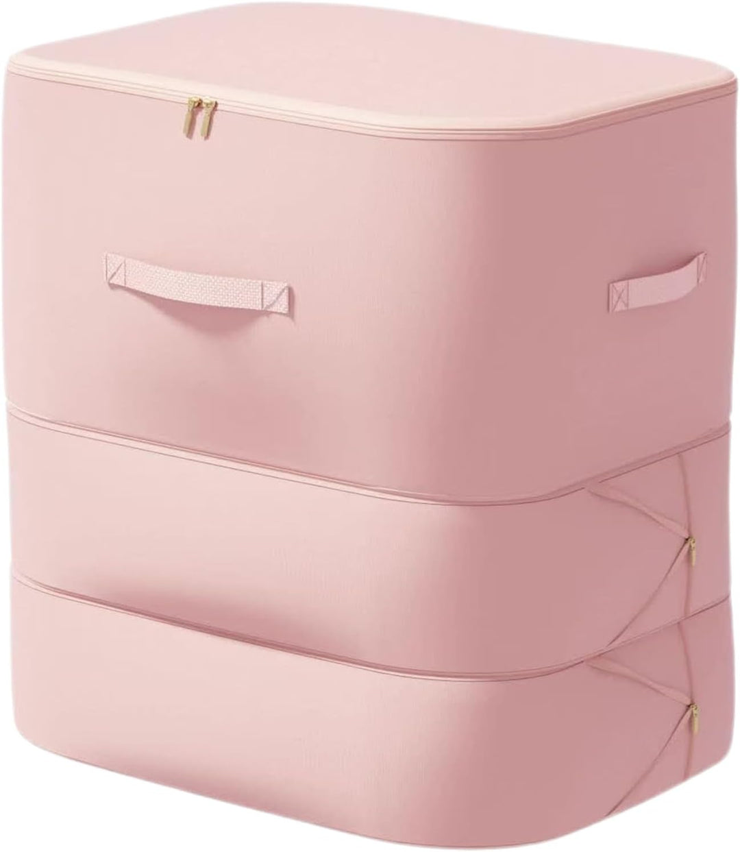 Unisex large comforter storage bag, reliable self-compression for dustproof protection