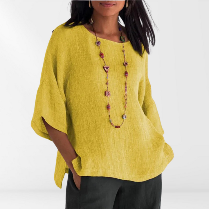 Soft, lightweight women's long sleeve casual shirt. Breathable fabric and relaxed fit for ultimate comfort.