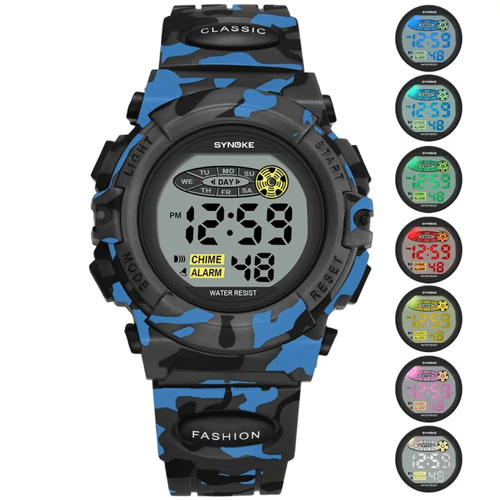 Gift for kids: Livano waterproof digital LED watch in red, perfect children's accessory