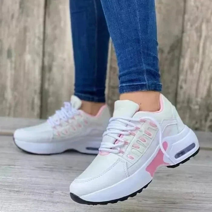 Stylish Livia ladies sneakers with advanced orthopedic support for arch comfort and all-day casual wear.