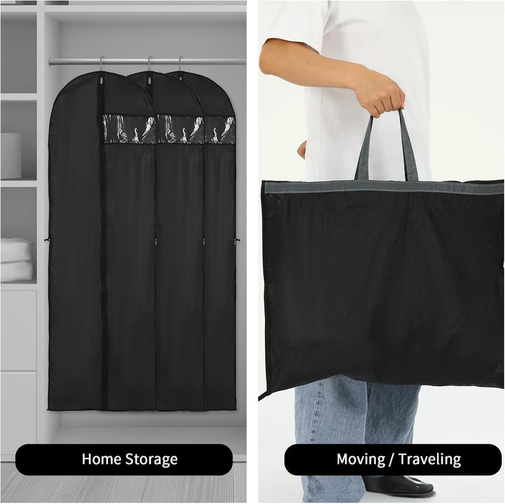 Unisex 70.87" clothing storage bag, perfect for travel & wardrobe organization. Keeps dresses dust-free.