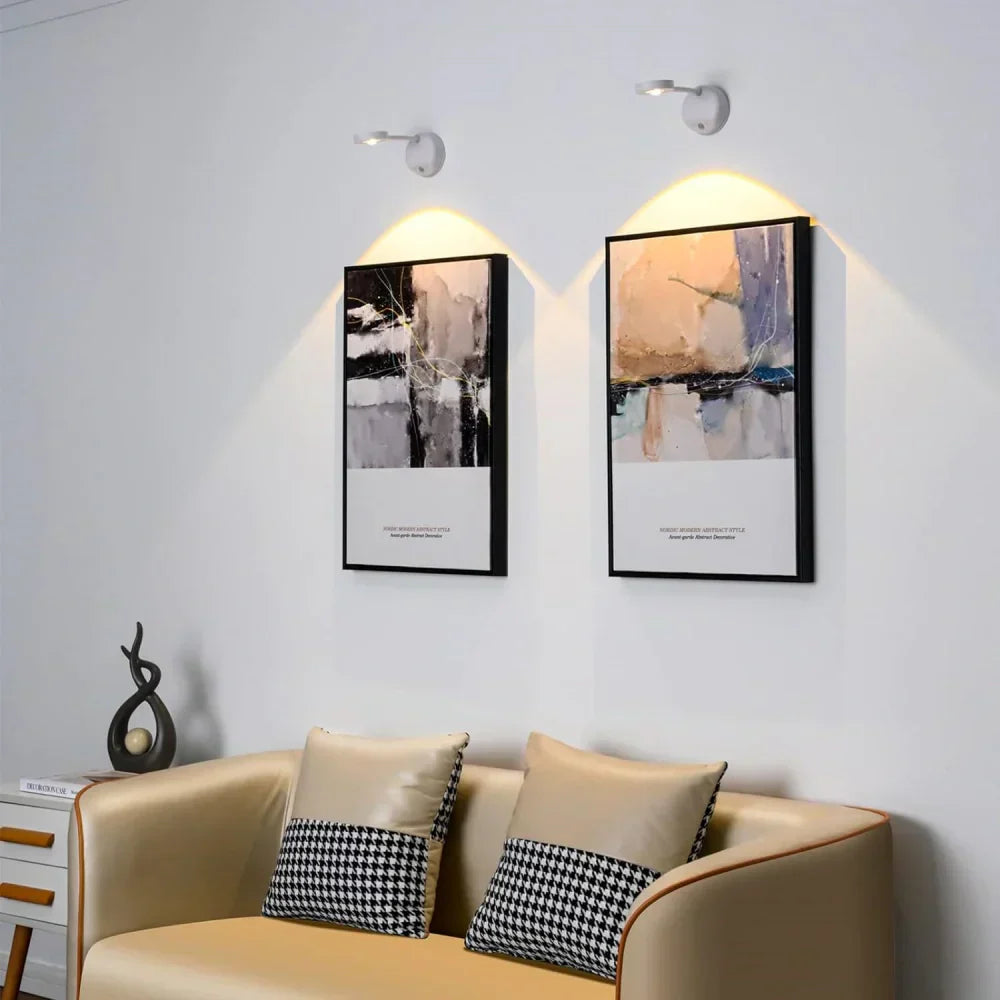 LumaFlex Wireless Motion Sensor Spotlight, LED, rechargeable, perfect for smart home accent lighting.