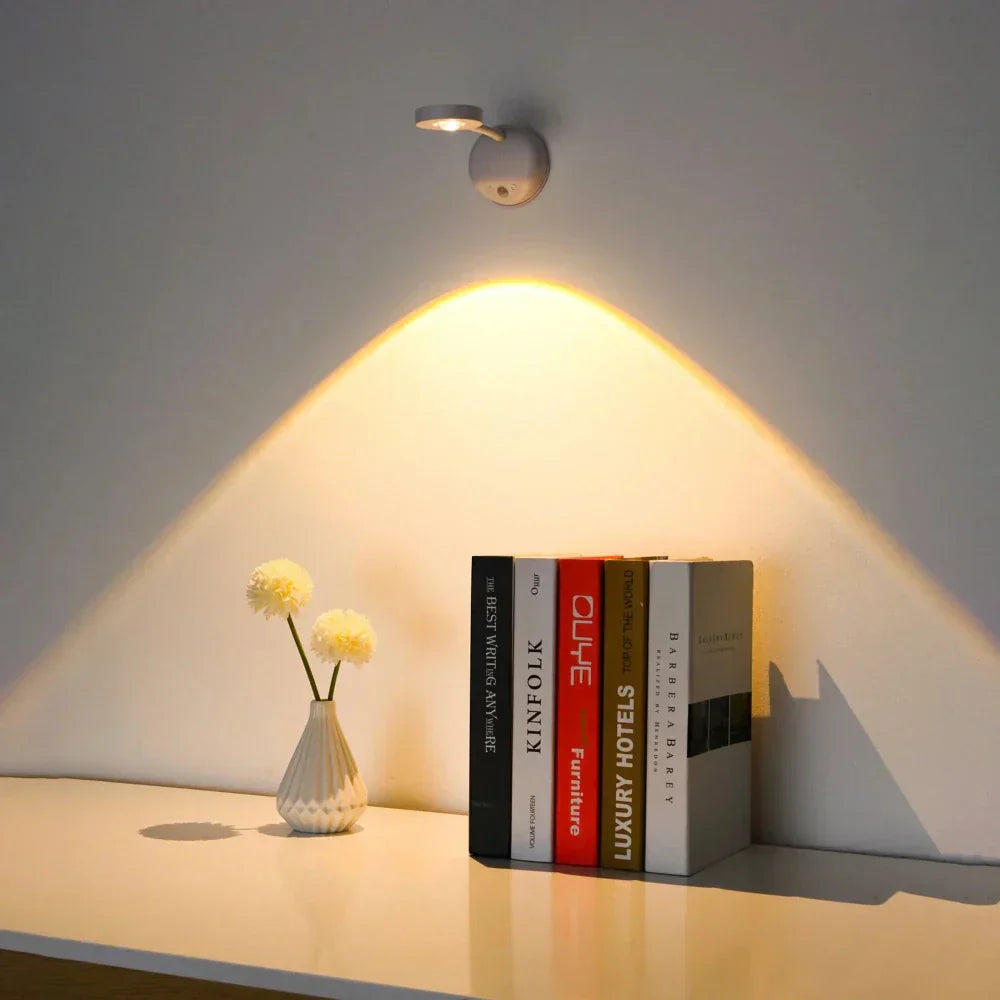 LumaFlex smart wireless LED spotlight, motion sensor for convenient, automatic home lighting.