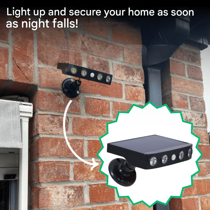 Eco-friendly solar pathway LED light by Lumina, with convenient motion activation
