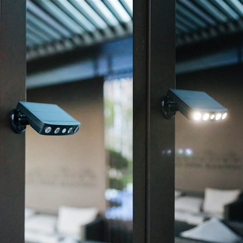 Energy-saving solar LED security light, Lumina model, suitable for outdoor use
