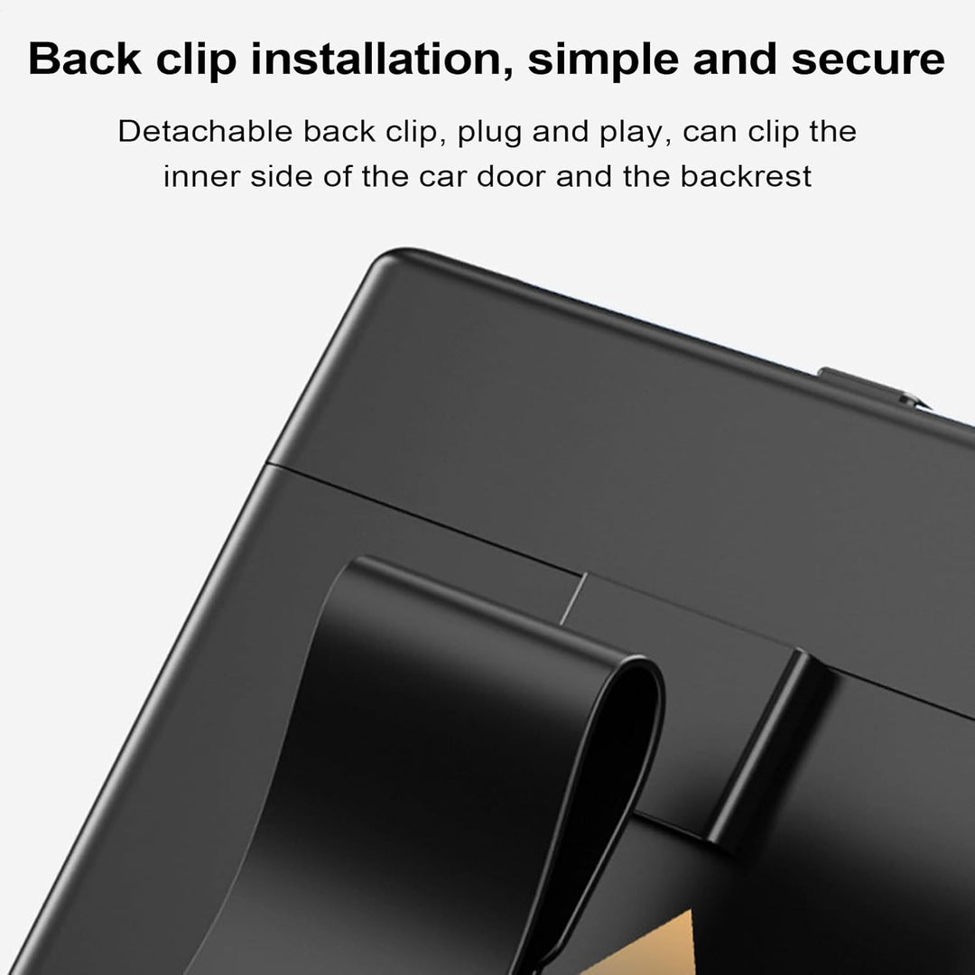 Stylish Lurevo smell-proof car trash can with touch light, a must-have vehicle organizer gadget