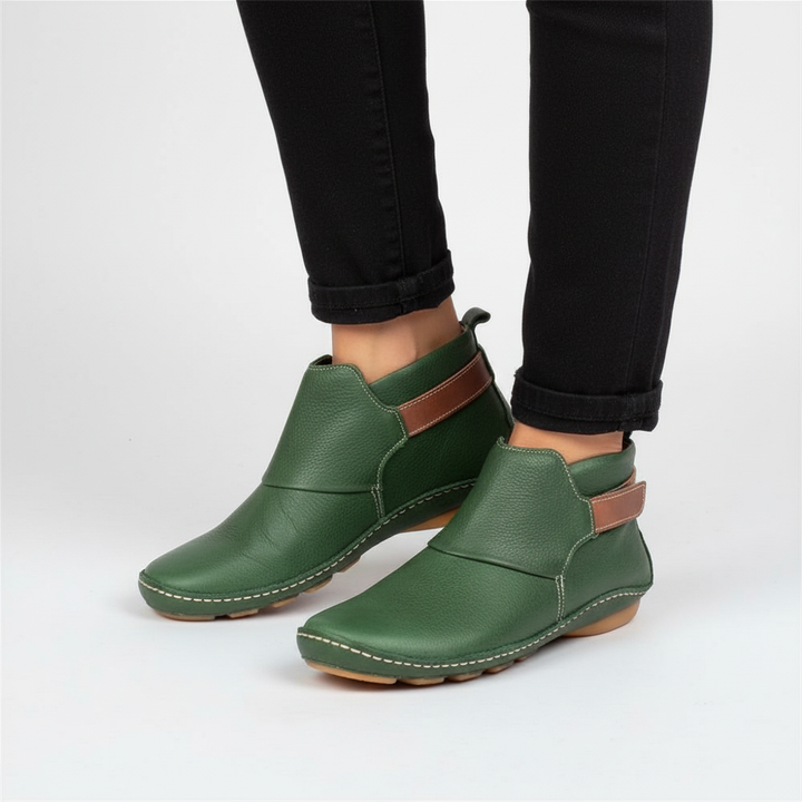 Orthopedic women's walking shoes, Leah, with robust arch support. Ideal for daily casual wear & foot relief.