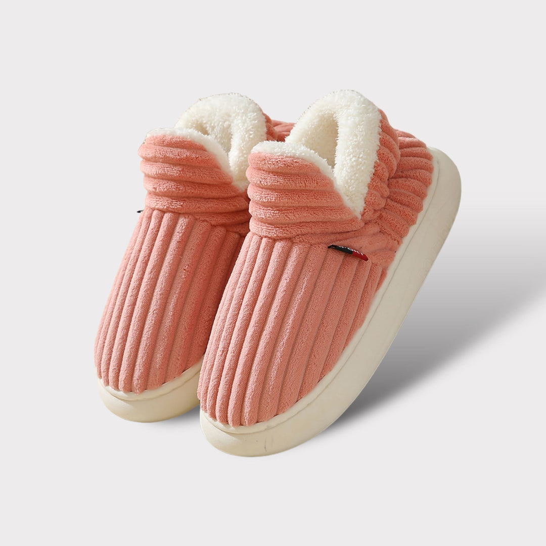 Premium women's luxury slippers, Elise, ideal for cozy winter evenings and home comfort.