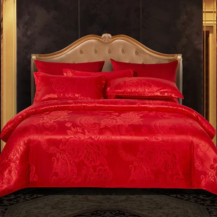 RoyalDream satin bedding set, combining ultimate comfort with elegant design.