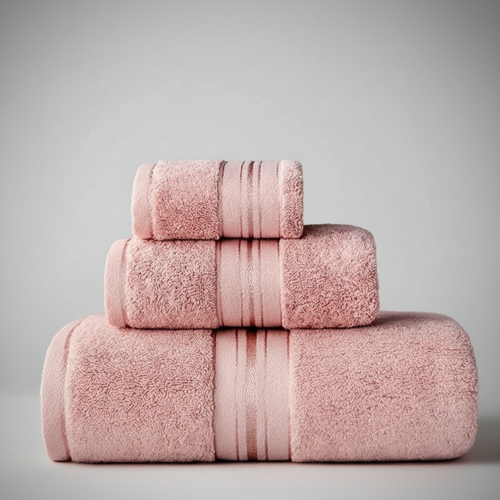Luxury home decor: Egyptian Cotton bath towels, soft and quick-drying bathroom textile