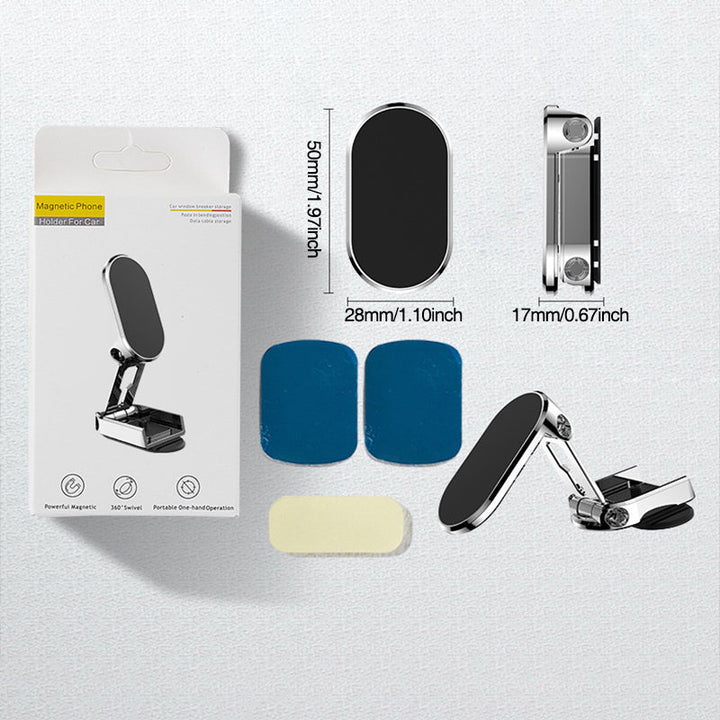 Secure MagMount Fold car smartphone holder, ideal for hands-free calls.