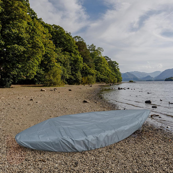 UV-resistant kayak cover, waterproof by Marivor, ensuring long-term boat protection