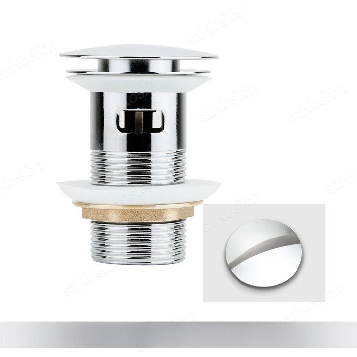 Elegant titanium gold pop-up basin drain plug, 1+1 FREE offer, bathroom upgrade