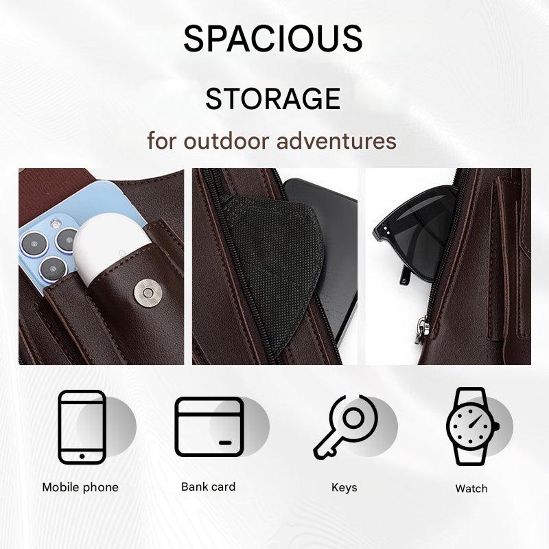 ShadowCarry Pro men's anti-theft arm bag, secure PU leather shoulder pouch, discreet travel.