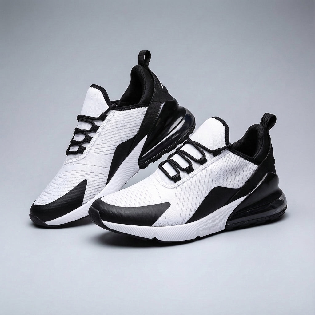 Men's fashion sneakers in a vibrant color combination, designed for athletic performance