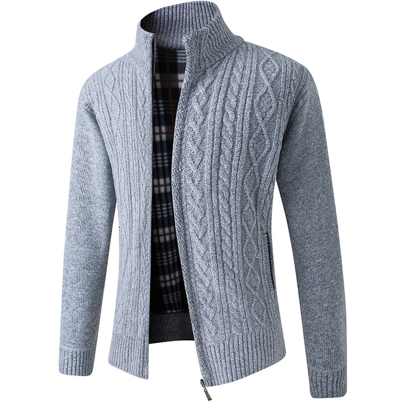 Men's Atlas style casual knit vest cardigan, perfect for winter layering, everyday wear & smart casual outfits.