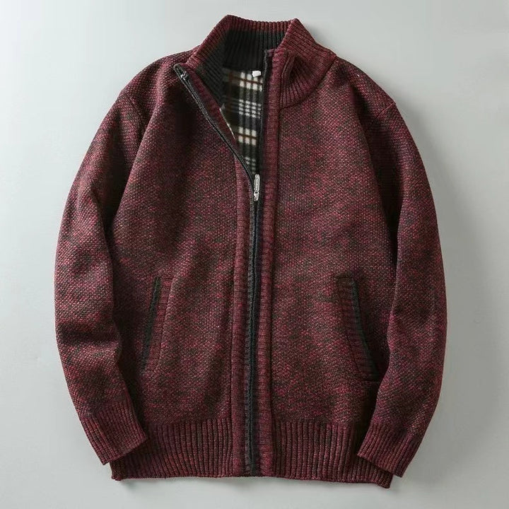 Men's Atlas style knit vest cardigan, a versatile piece for everyday layering, smart casual & cold weather comfort.