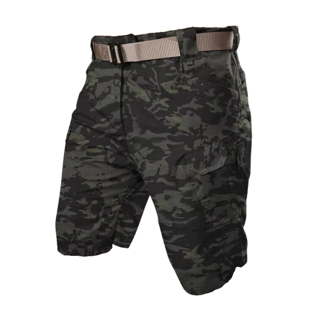 Side view: Men's Atlas outdoor shorts, showing durable material & comfortable fit for adventures.