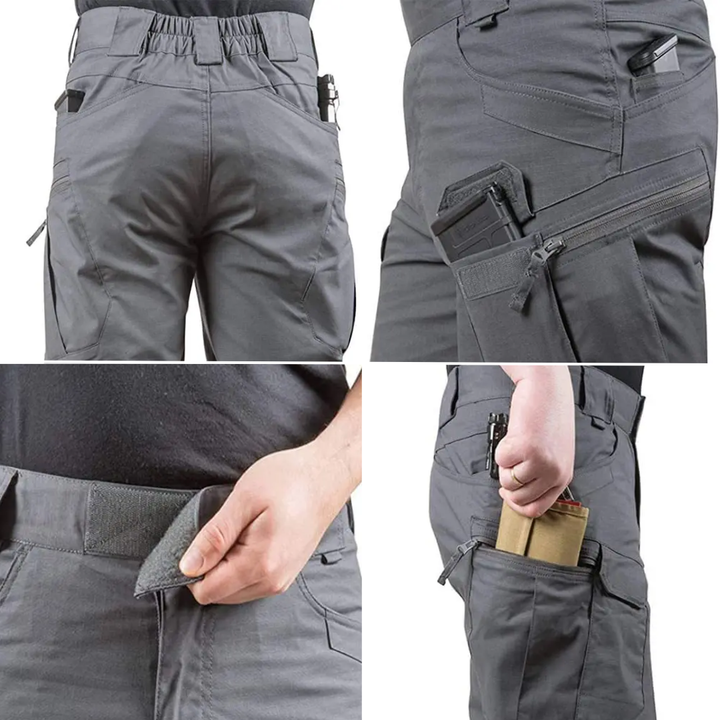 Versatile men's cargo shorts, ideal for hiking, travel, & summer utility.