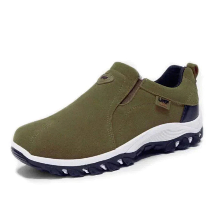 Supportive men's walking shoes. Axel Comfort lace-up orthopedic footwear for everyday wear & comfort.