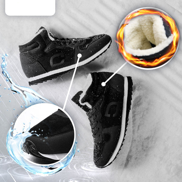Anti-slip men's Bjorn snow boots for icy conditions. Warm, water-repellent, comfortable winter footwear.