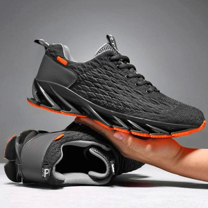Men's ultimate comfort walking shoes, black, perfect for outdoor active lifestyles and support.