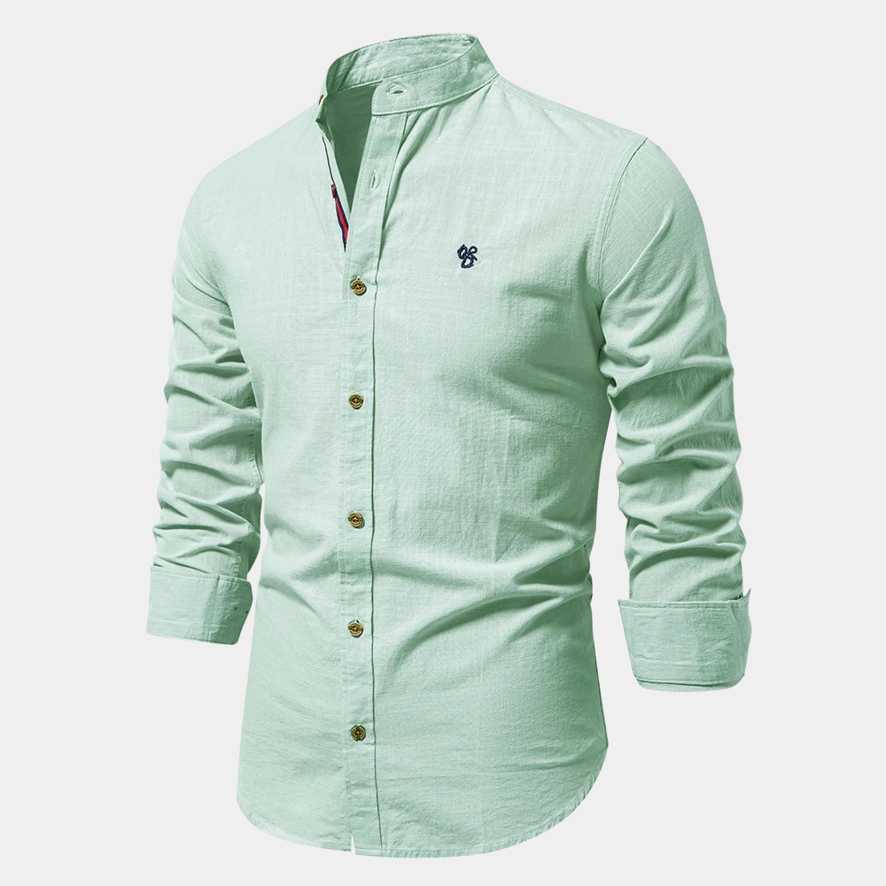 Stylish long sleeve men's summer shirt, designed with breathable fabric to keep you cool and comfortable all day.