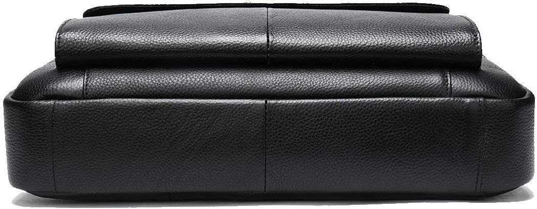 Sophisticated men's leather 15-inch laptop brief, a premium business accessory and travel companion